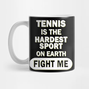 Tennis Tennis Court Match Men Double Forehand Mug